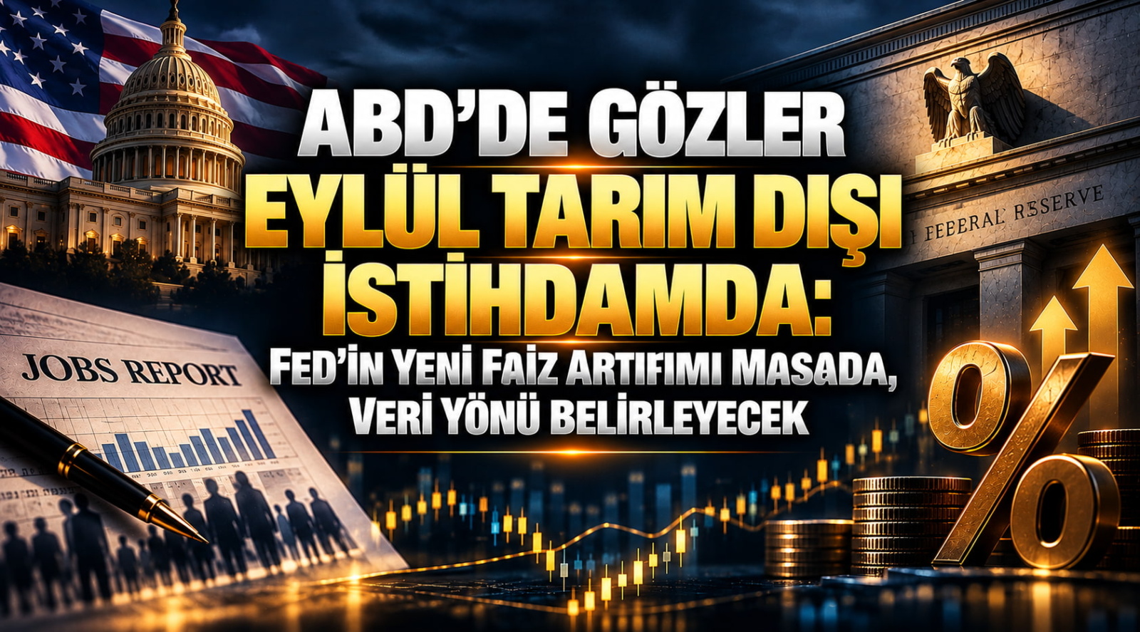 ABD'de Gözler Eylül Tarım Dışı İstihdamda: Fed'in Yeni Faiz Artırımı Masada, Veri Yönü Belirleyecek