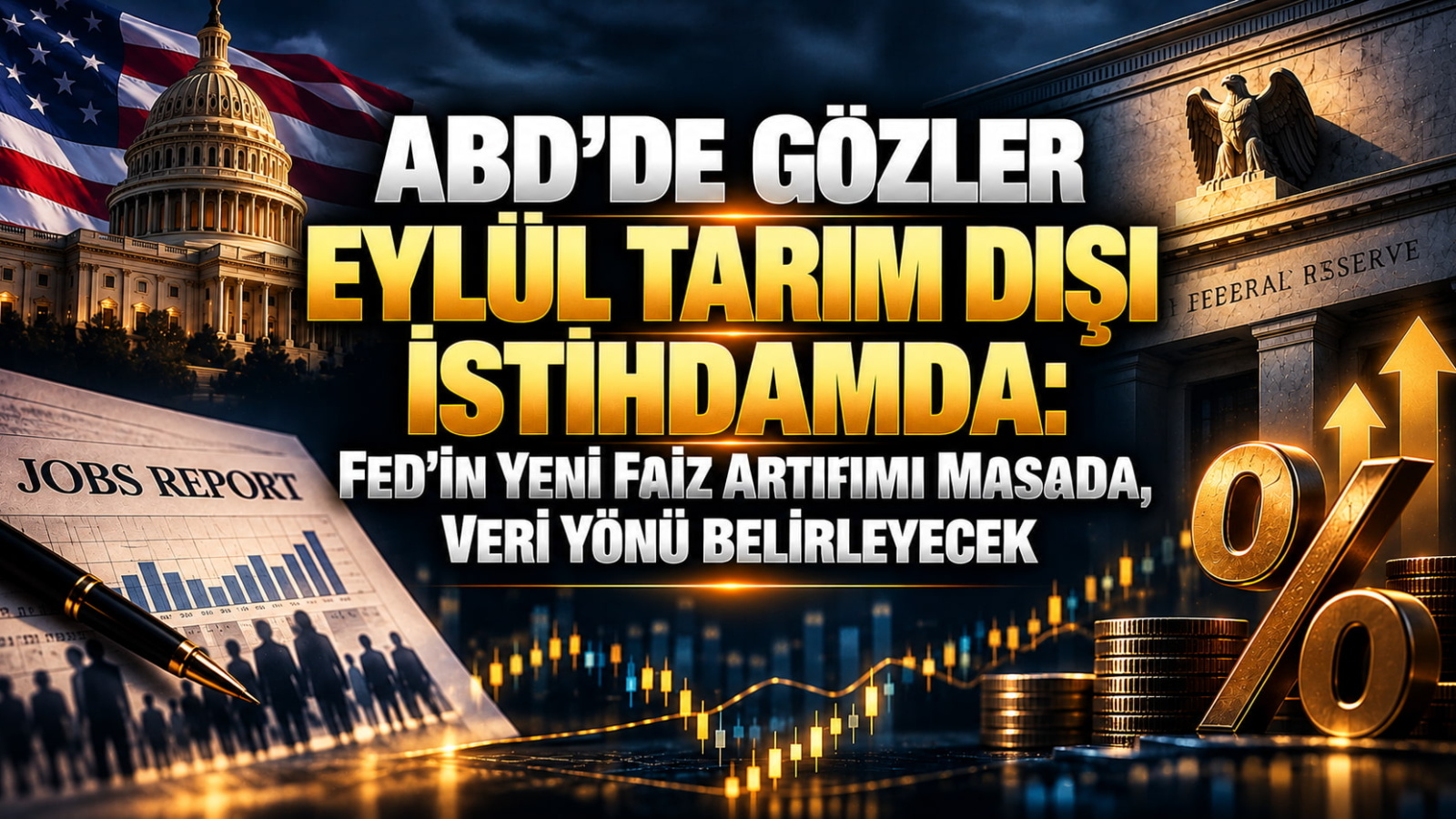 ABD'de Gözler Eylül Tarım Dışı İstihdamda: Fed'in Yeni Faiz Artırımı Masada, Veri Yönü Belirleyecek