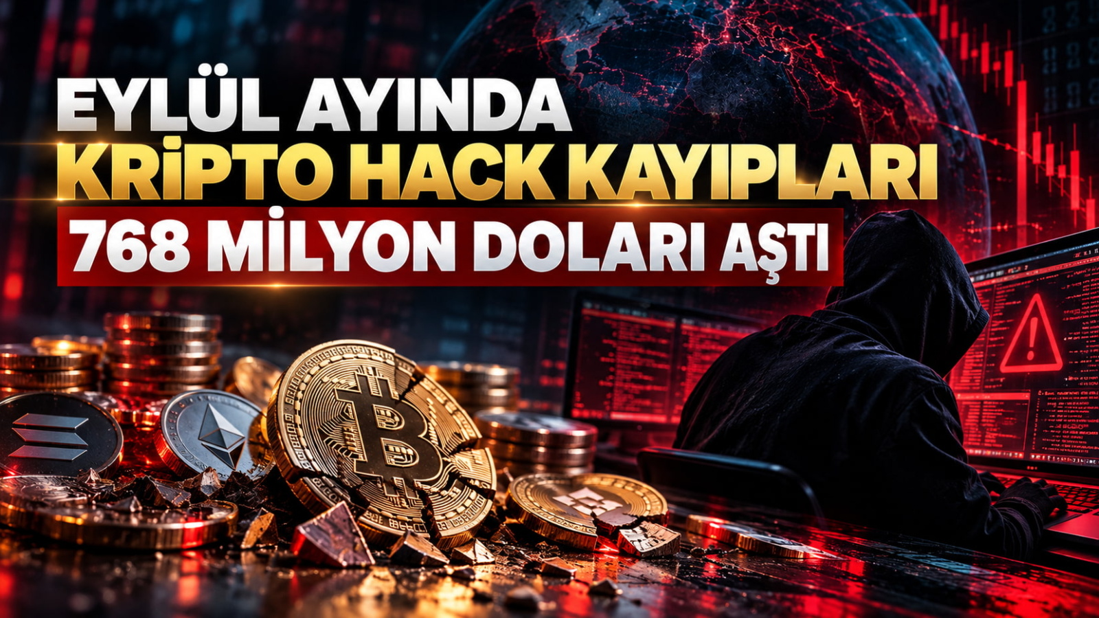 Eylül Ayında Kripto Hack Kayıpları 768 Milyon Doları Aştı