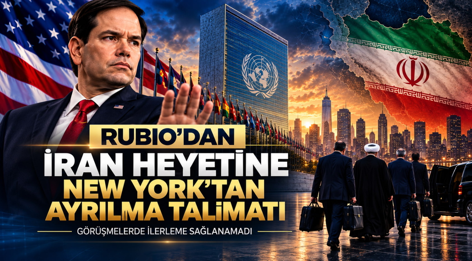 Rubio’dan İran heyetine New York’tan ayrılma talimatı