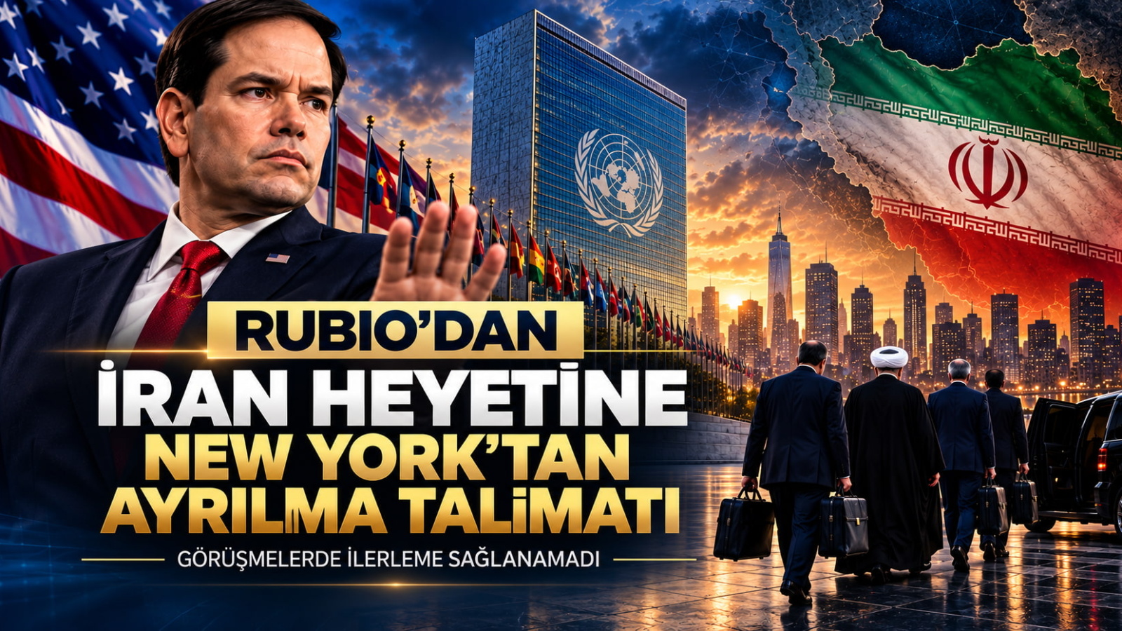 Rubio’dan İran heyetine New York’tan ayrılma talimatı
