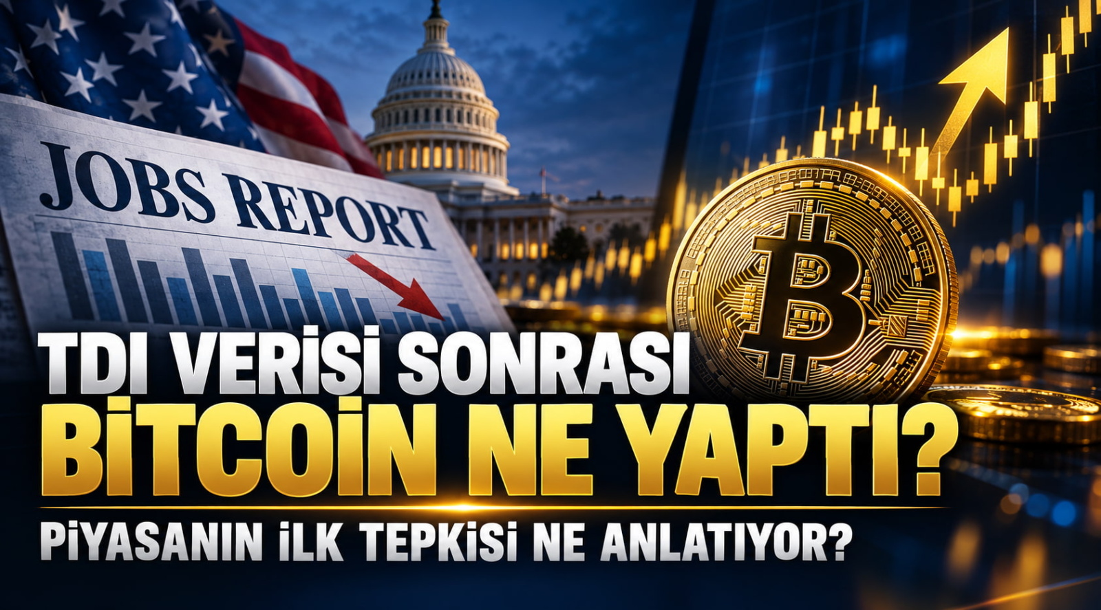 Tarım Dışı İstihdam Verisi Sonrası Bitcoin Ne Yaptı? Piyasanın Tepkisi Ne Anlatıyor?