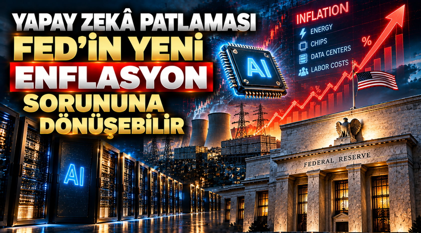 Yapay Zekâ Patlaması Fed’in Yeni Enflasyon Sorununa Dönüşebilir